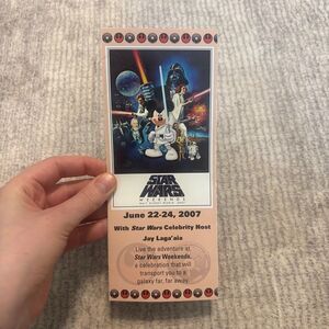 Star Wars Weekends 2007 Park Map and Events Information Brochure